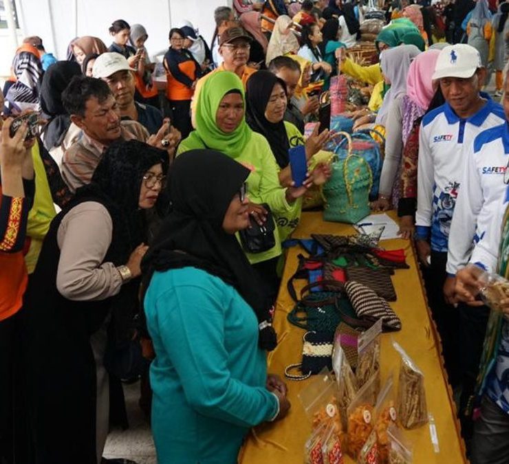 Kepala Staf Kepresidenan, Dr. Moeldoko saat menghadiri pameran UMKM di Ketapang, Kalbar pada Sabtu 22 Juli 2023 Voi id